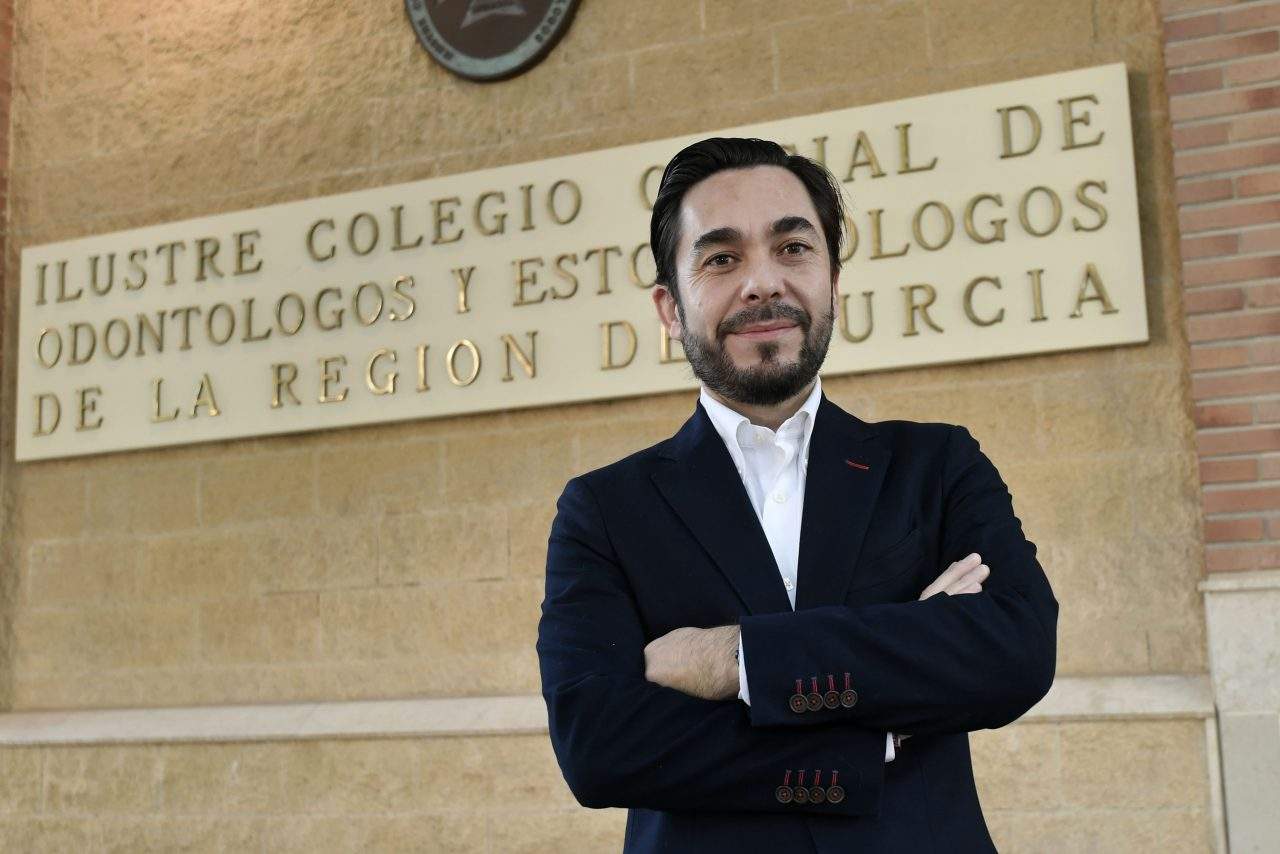 El presidente del Colegio de Dentistas de la Región de Murcia, Pedro Caballero. 