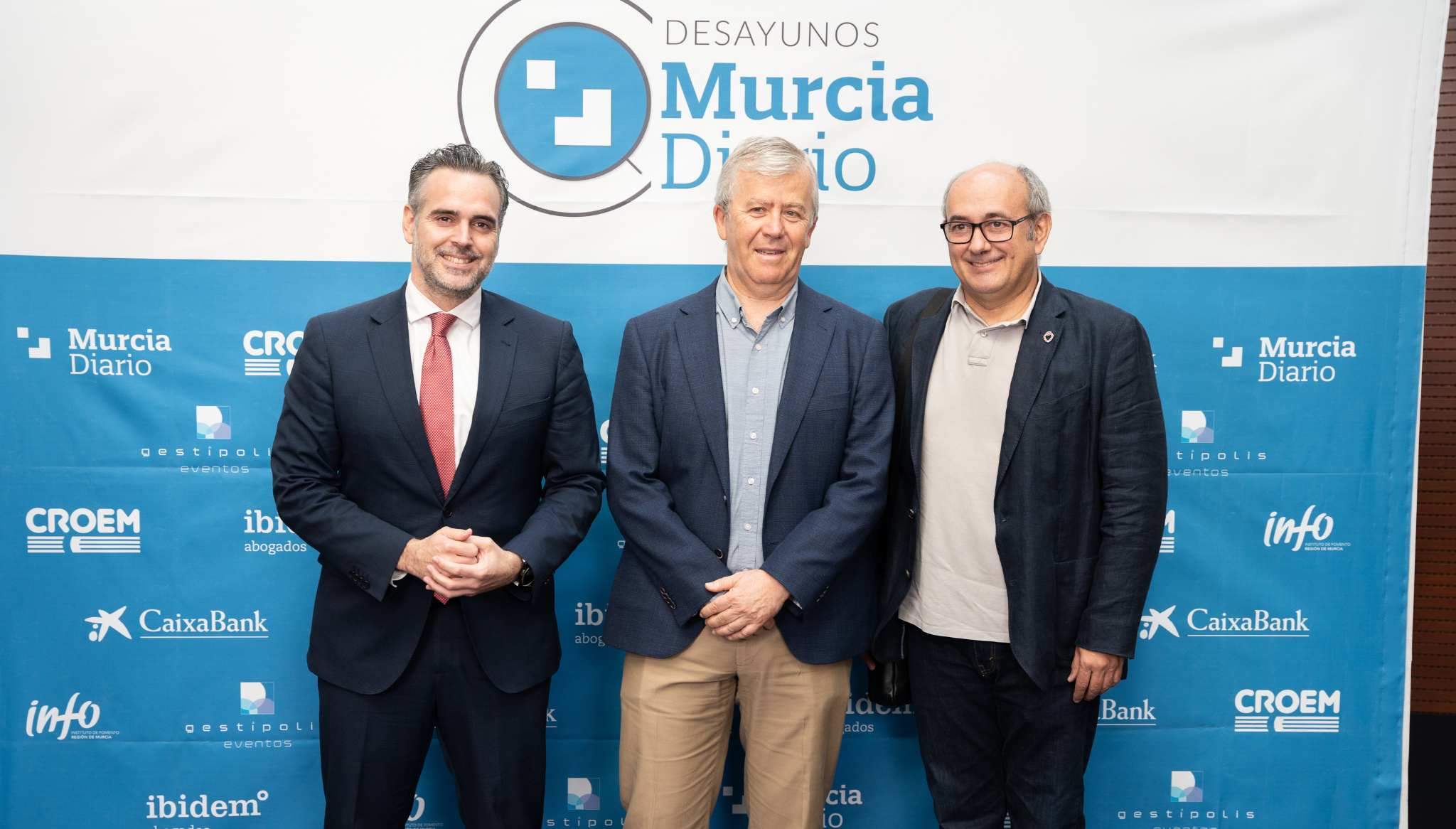 José María Albarracín, presidente de CROEM, ha sido el protagonista de la octava edición de los 'Desayunos de Murcia Diario'