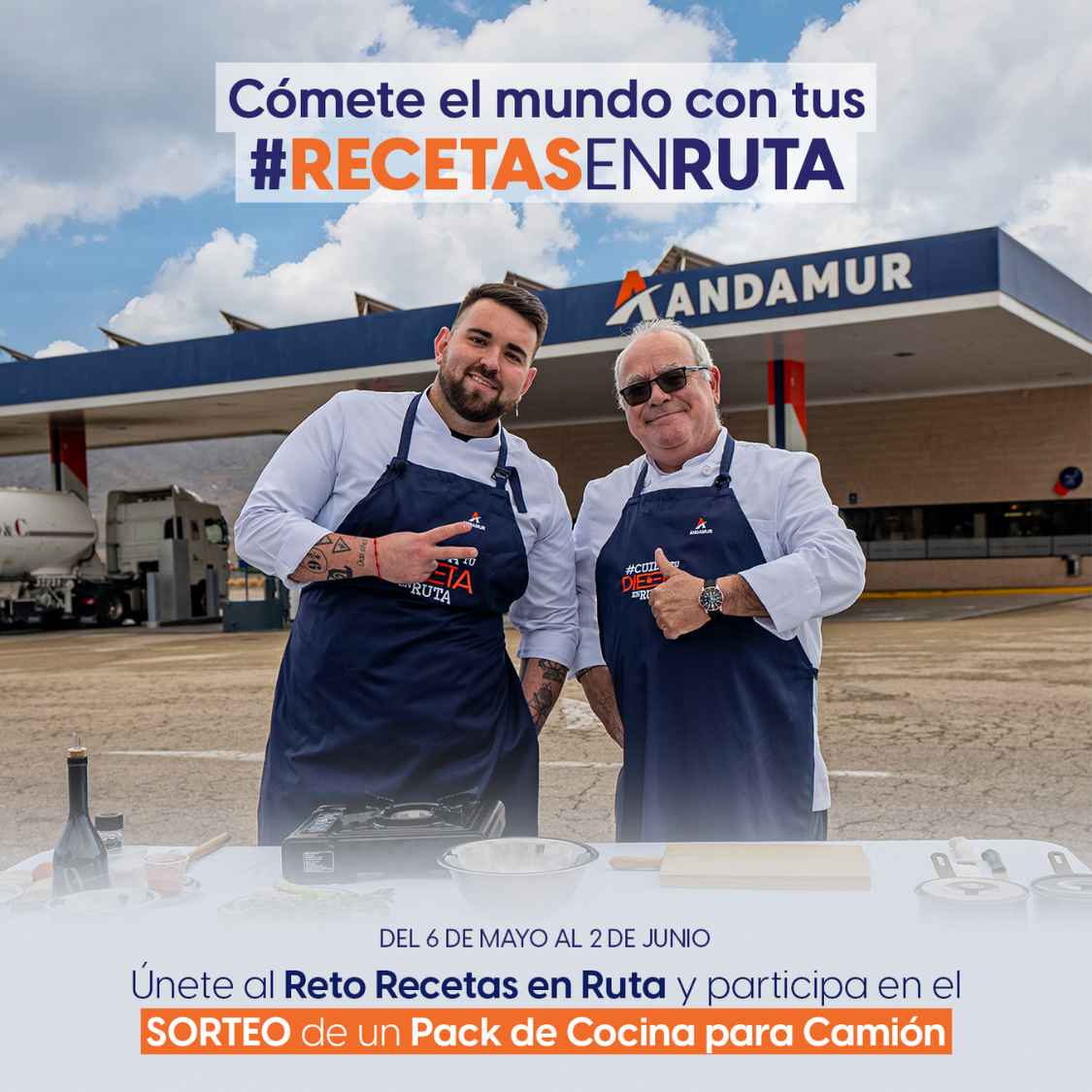 Recetas en Ruta, la campaña de Andamur 