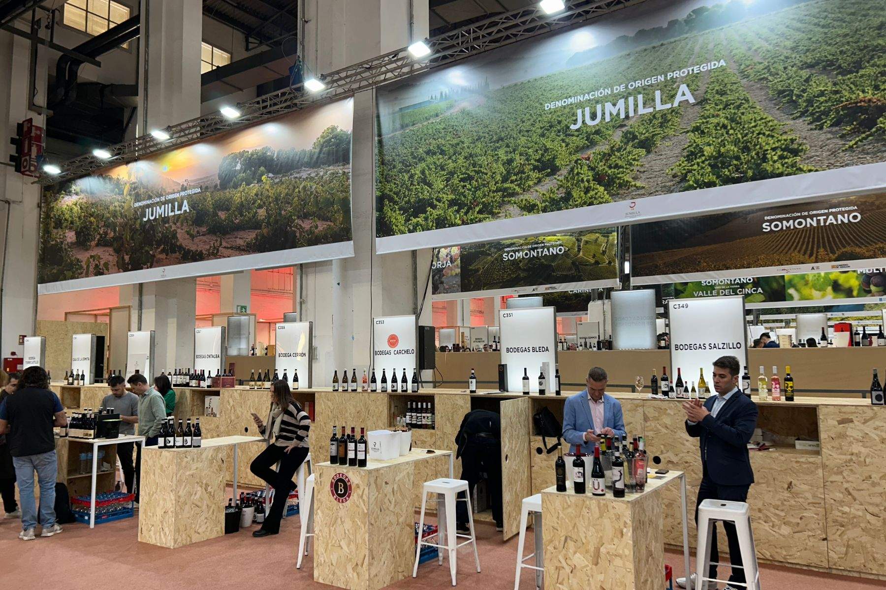 Estand de la DOP Jumilla en la feria. (DOP Jumilla)