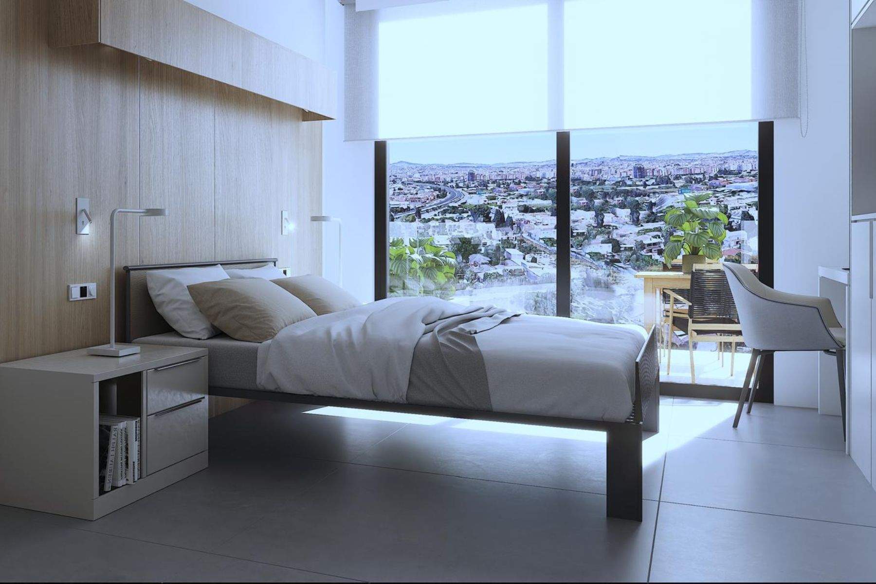 Imagen de una de las habitaciones. (Residencial geriátrico Benarés)