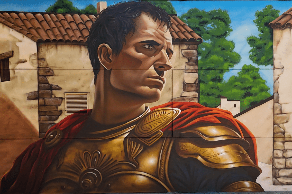 Parte del mural. (Ayuntamiento de Cartagena)