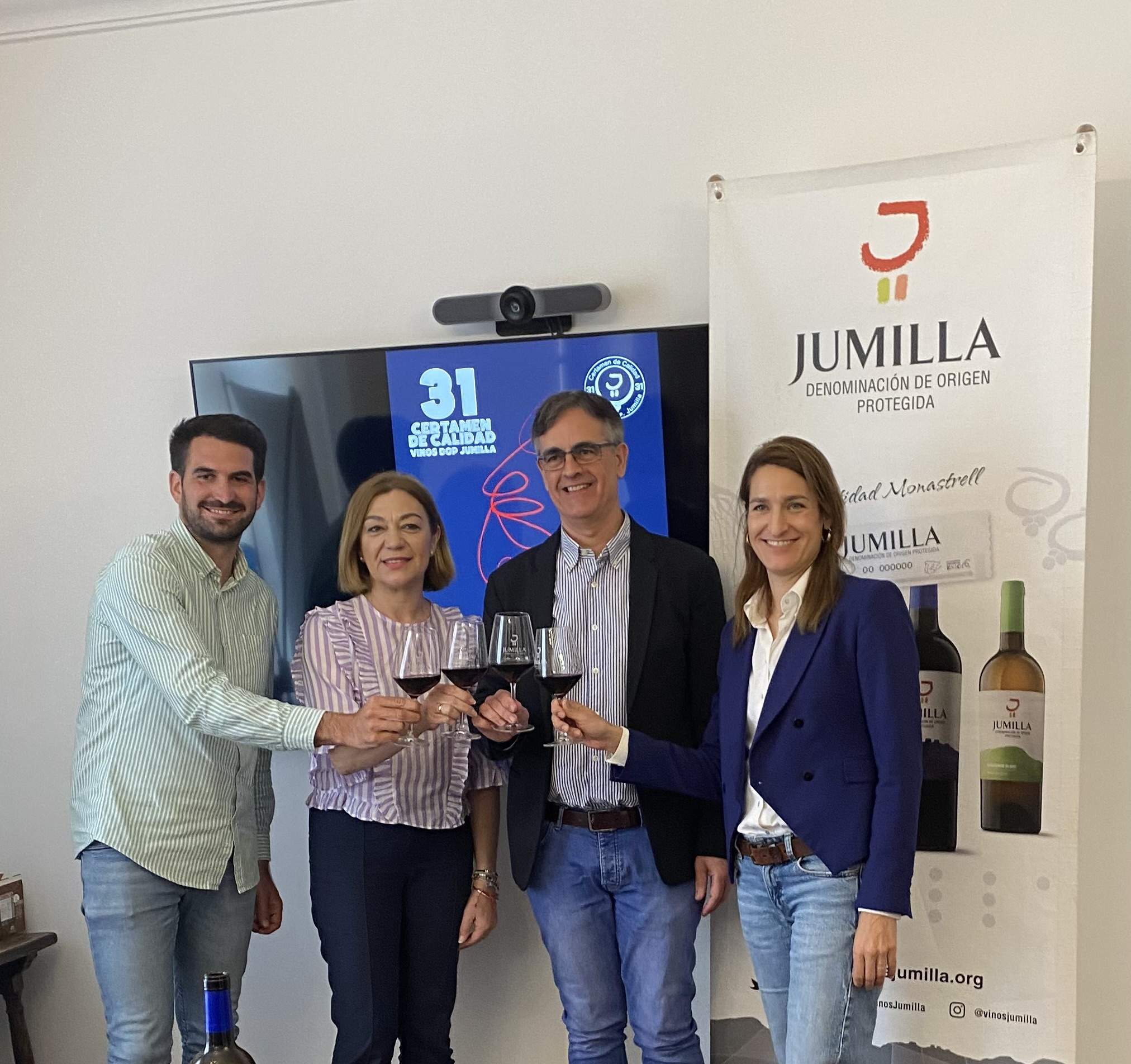Imagen durante la presentación del certamen. (Vinos DOP Jumilla)