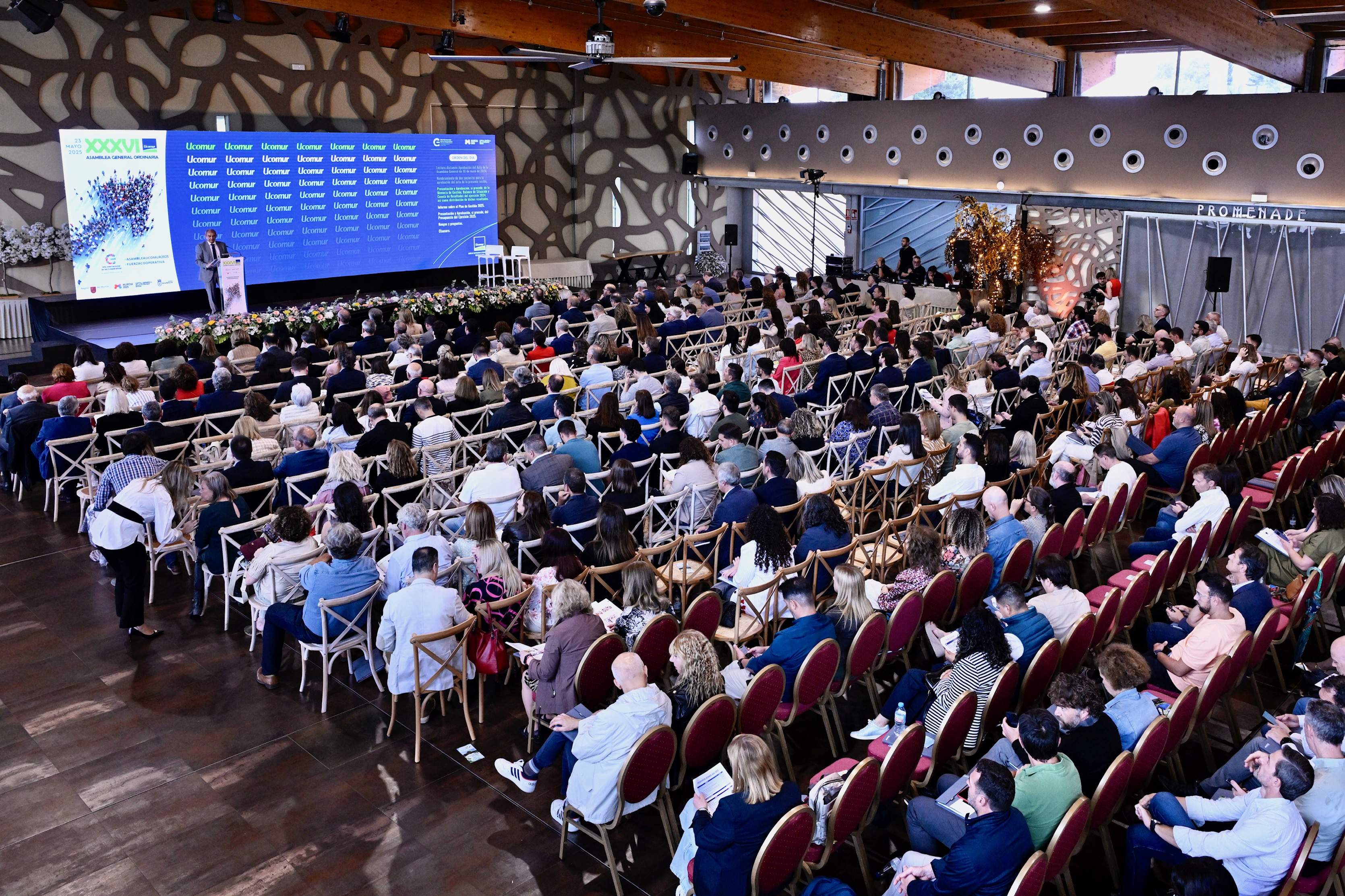 Imagen de la sala desde arriba. (Ucomur)