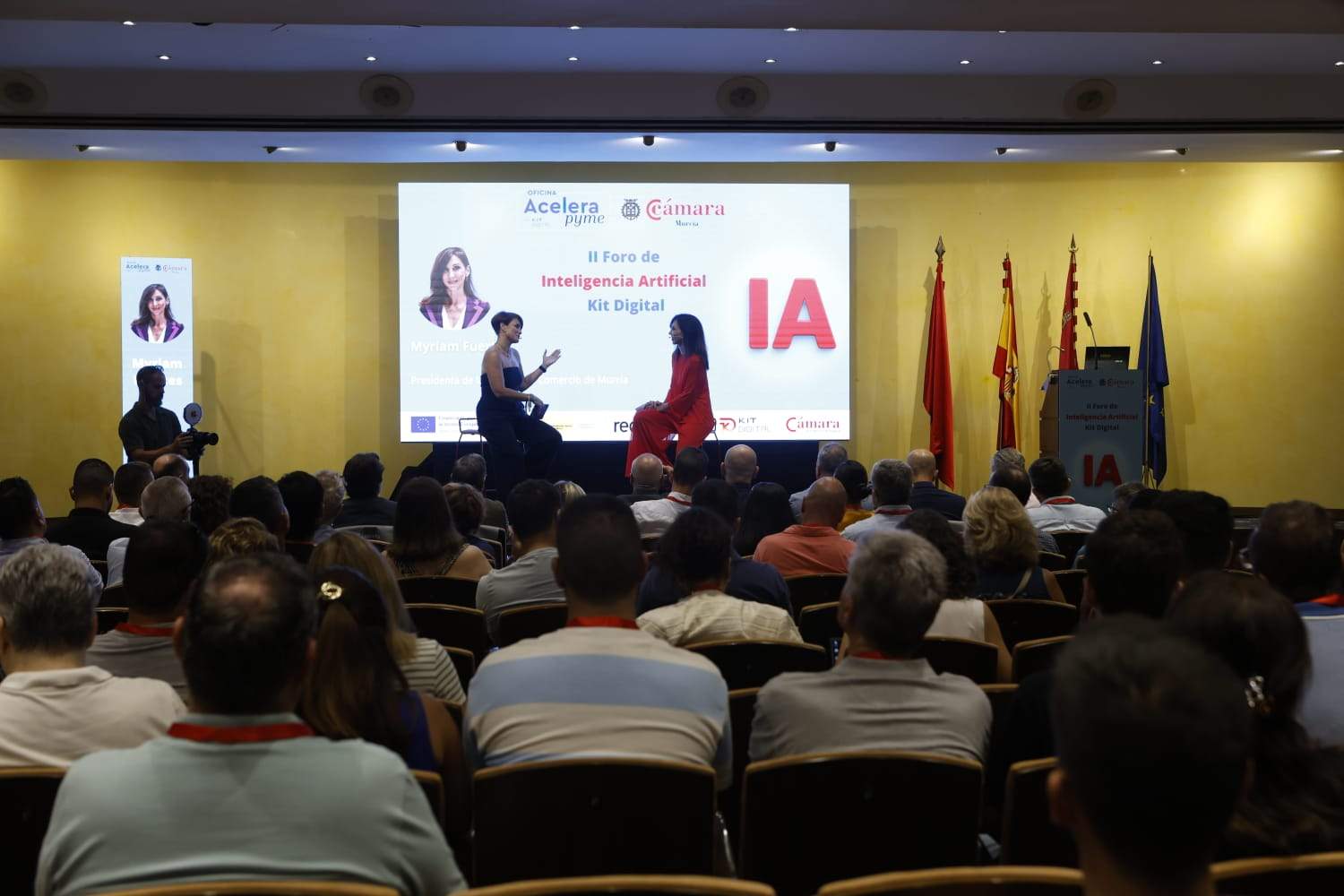 Un momento del II Foro de Inteligencia Artificial. (Cámara de Comercio de Murcia)